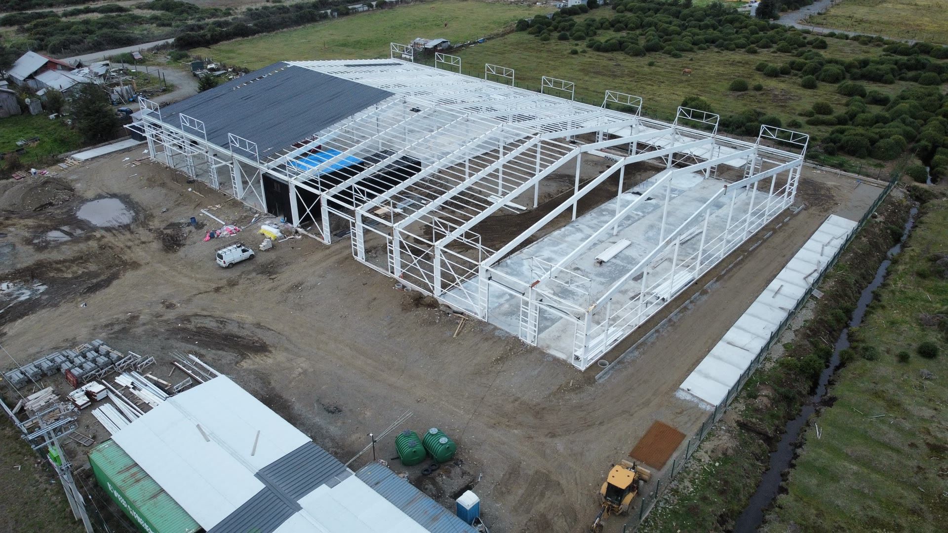 Avance de construcción del galpón industrial, imagen 28 de 43