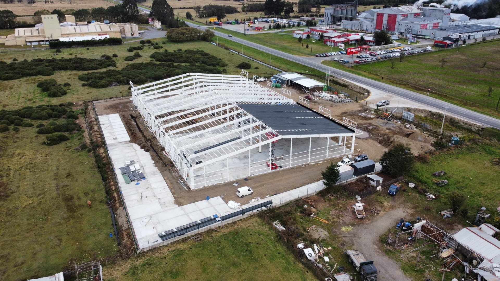 Avance de construcción del galpón industrial, imagen 36 de 43