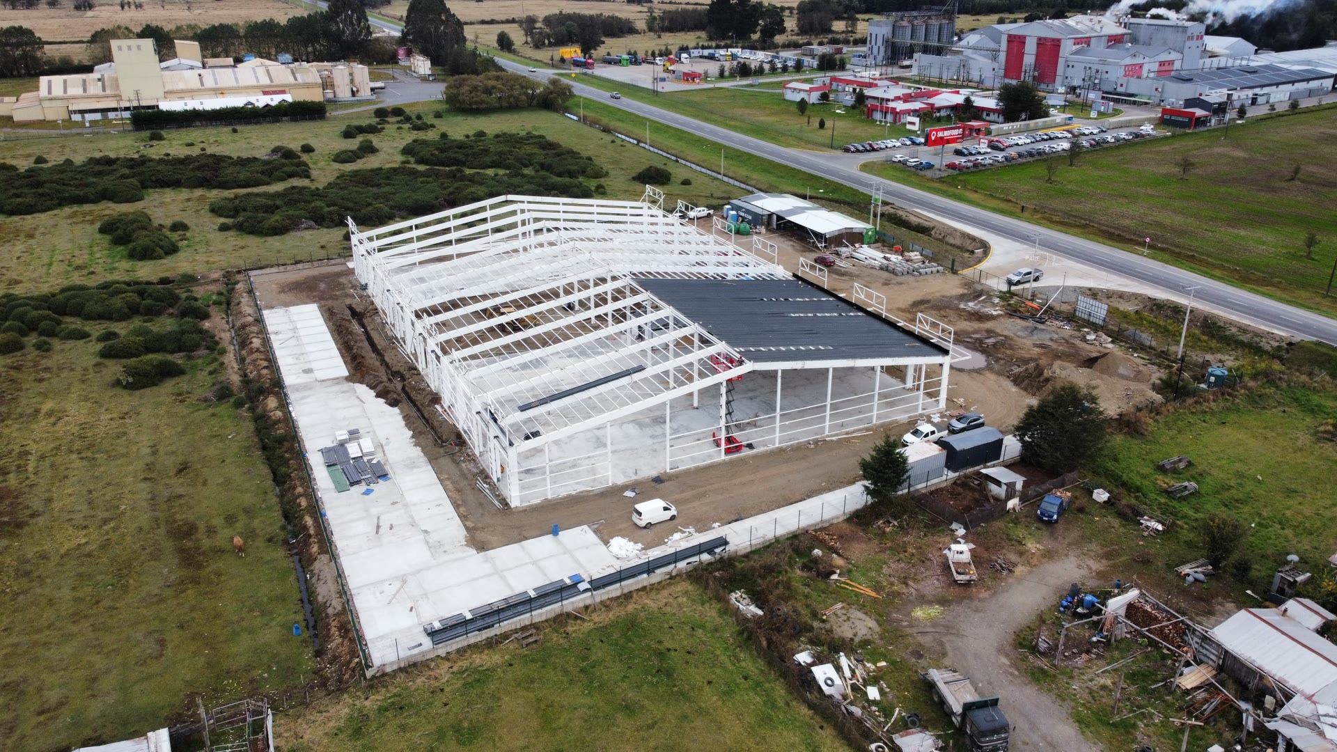 Avance de construcción del galpón industrial, imagen 36 de 43