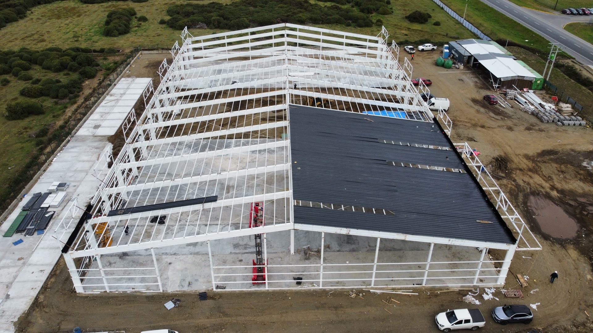 Avance de construcción del galpón industrial, imagen 40 de 43